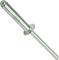 Aluminum Pop Rivets 1/4' x 3/4' Dome Head Blind 8-12 Gap .626-.750 Qty 500 Industrial Grade Hardware Fasteners DIY Home Repair Construction Use