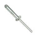 Aluminum Pop Rivets 1/4' x 3/4' Dome Head Blind 8-12 Gap .626-.750 Qty 500 Threaded Fasteners for Mechanical Repair Universal Multi-Purpose Replacement Parts