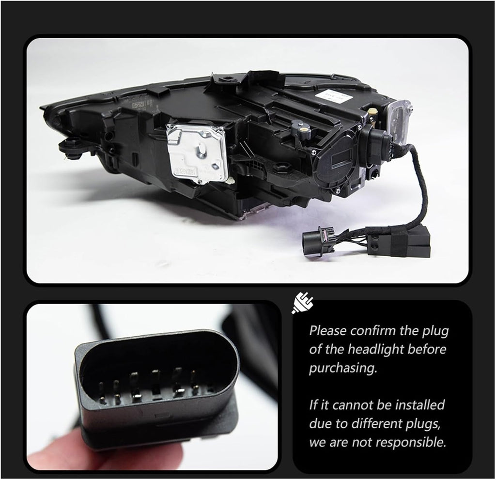 Car Lights Compatible With A3 8V 2013-2020 S3 RS3 Sedan Hatchback LED Auto Headlight Assembly Upgrade High Configure Tool Accessories(13-16 change bumper)