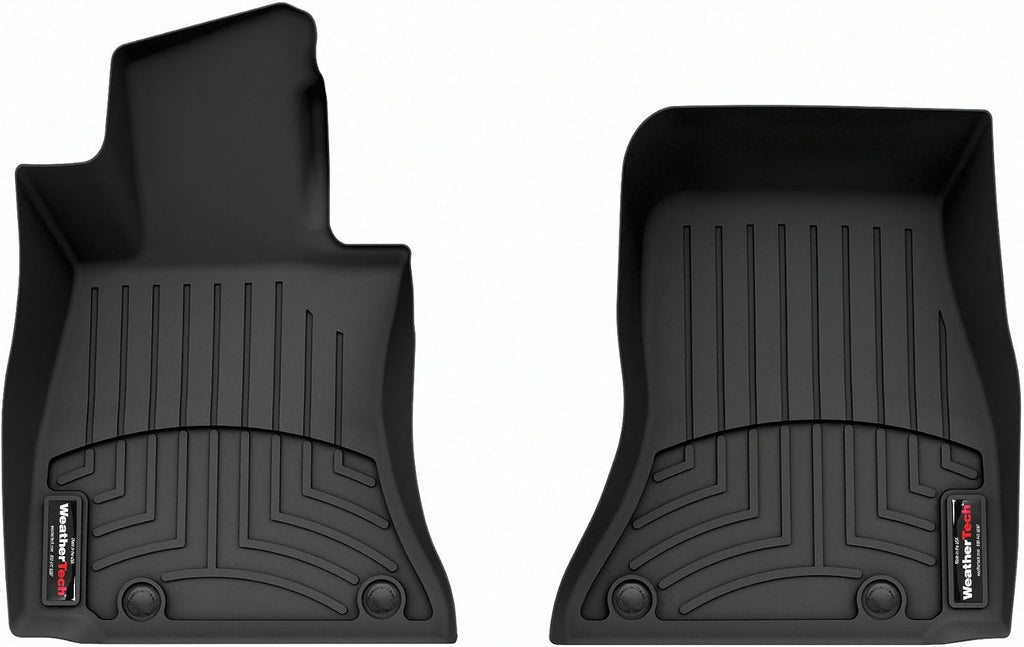WeatherTech Custom Fit FloorLiners for Mercedes AMG C 43 Sedan, C-Class Sedan, CLE Coupe - 1st Row (4417411), Black