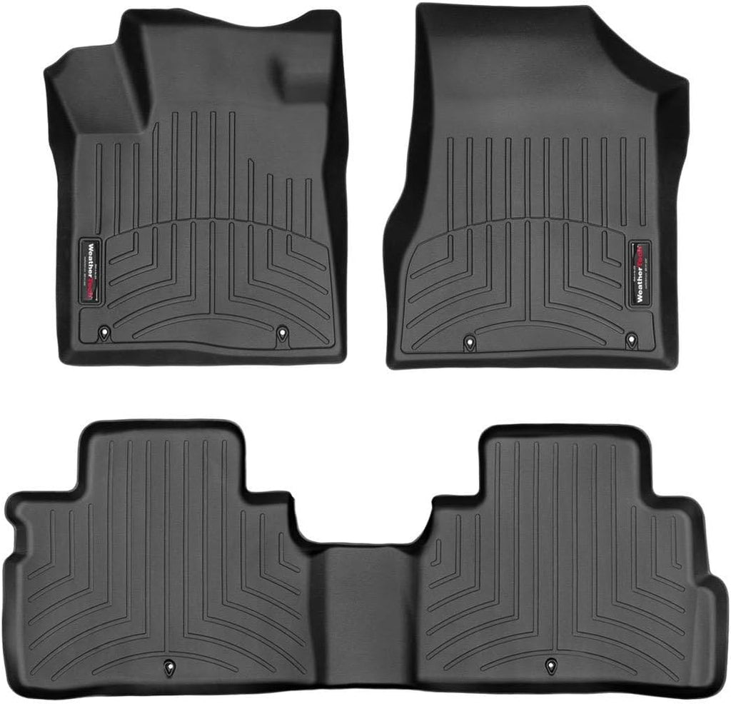 WeatherTech Custom Fit FloorLiners for Nissan Murano, Murano, 1st & 2nd Row (4413881-447562), Black