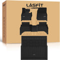 LASFIT Floor Mats & Cargo Mat for Land Rover Range Rover Sport 2023-2026, TPE All Weather Protection 1st & 2nd Row Floor Liners for Range Rover Sport Accessories, Black, Easy to Clean