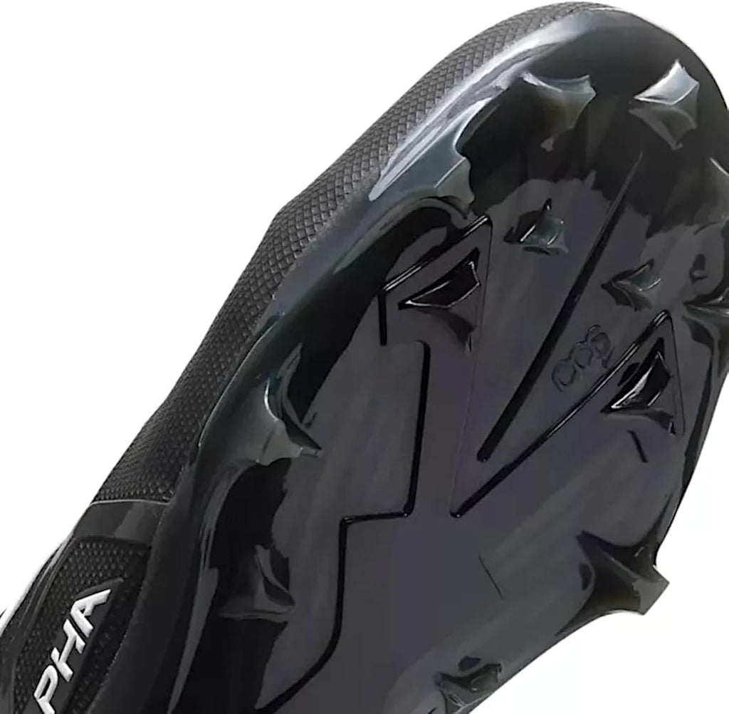 Nike Alpha Menace Elite 3 CT6648-010 Black-Iron Grey-White Men's Football Cleats 13 US