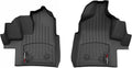 WeatherTech Custom Fit FloorLiners for Ford Transit, E-Transit, Transit - 1st Row (4419041V), Black