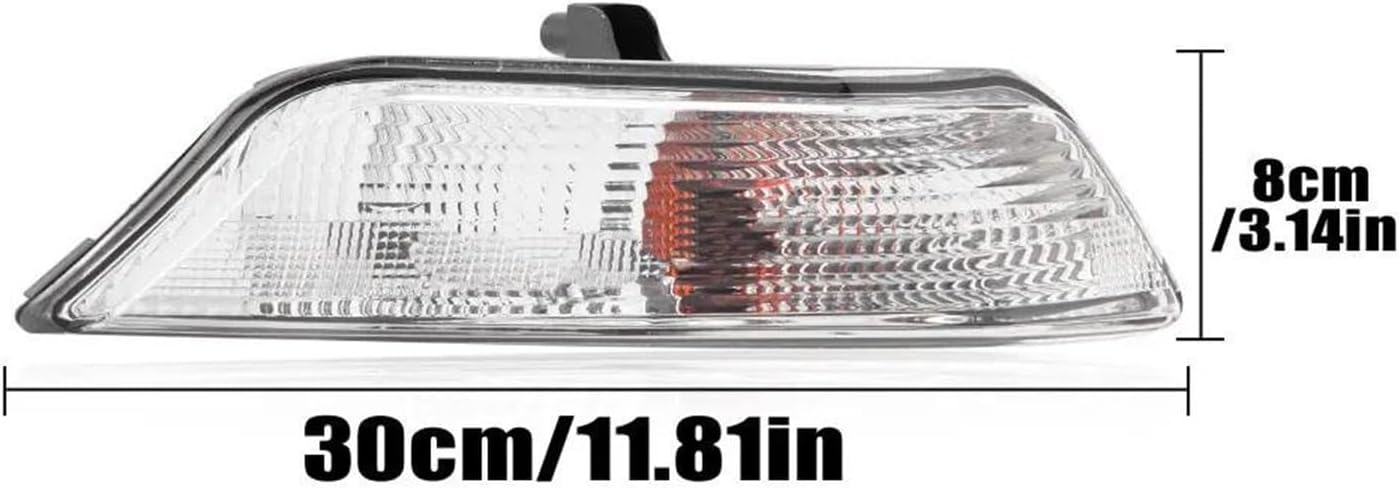 Car Front Bumper Corner Turn Signal Lights For Mustang 2015 2016 2017 Headlights Indicator Lamp With Bulbs Led Side Wing Rearview Mirror