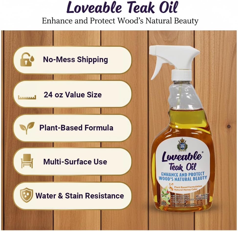 EcoDecors Fully Assembled SnazzyCorner® 18' Teak Shower Bench, Corner Shower Stool, w Shelf, Plus Loveable Teak Oil Spray Bottle 24 oz, Loveable Teak Cleaner 32 oz, Space Saver Corner be