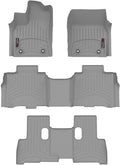WeatherTech Custom Fit FloorLiners for Toyota Sequoia, Sequoia, Full Set (461784-1-2-3), Grey