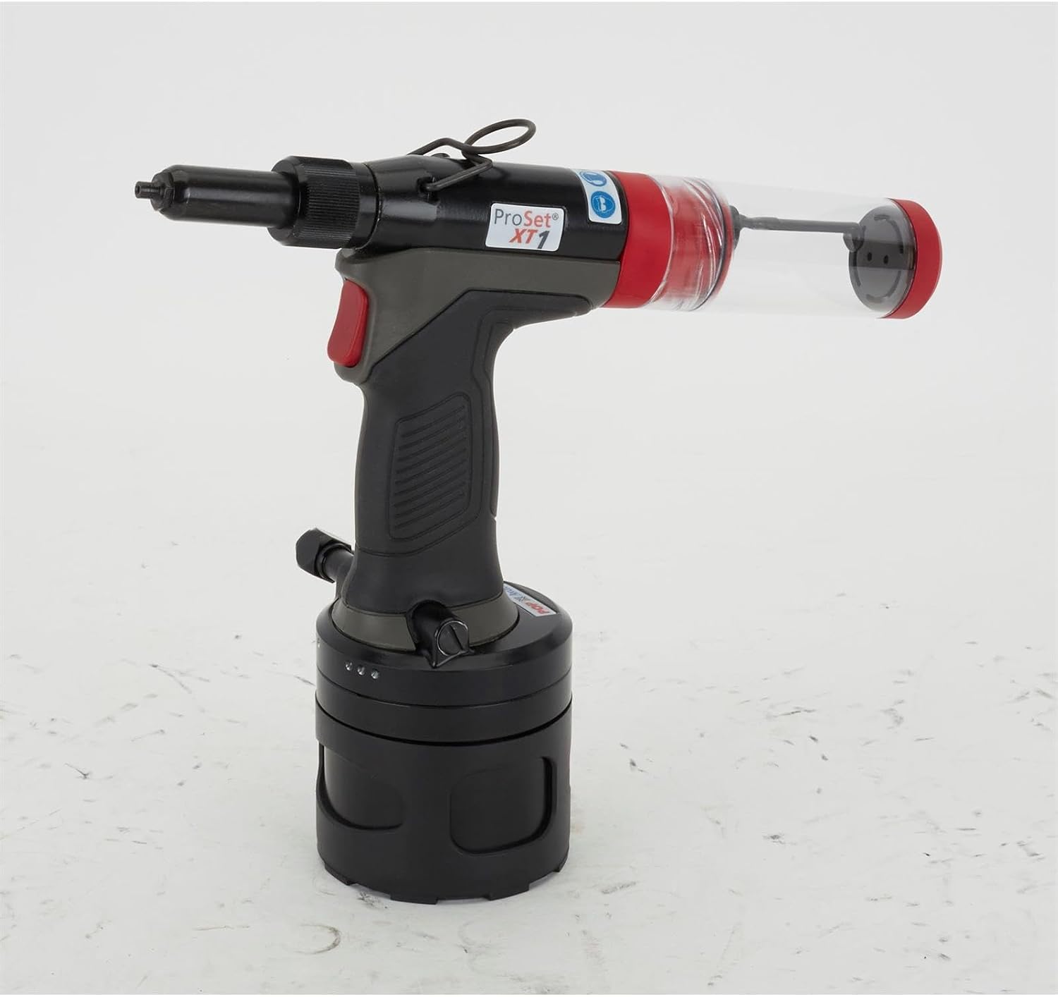 ProSet POP 76001-00003 XT1 Hydro-Pneumatic Blind Rivet Tool W/Mandrel Collection System; 3/32 Inch, 1/8 Inch, 5/32 Inch