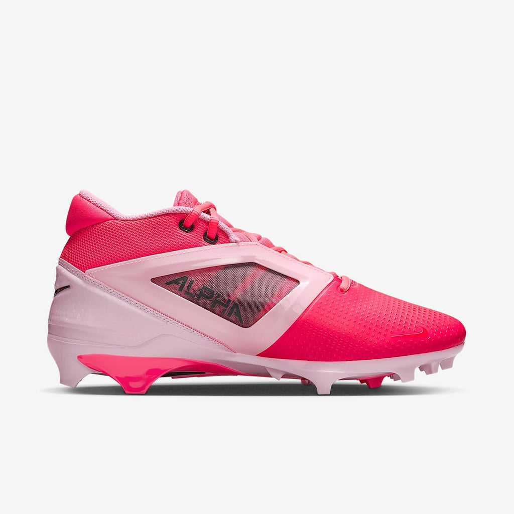 Nike Alpha Menace 4 Elite Football Cleats (FD7036-600, University Red/Team Red/Black/White)