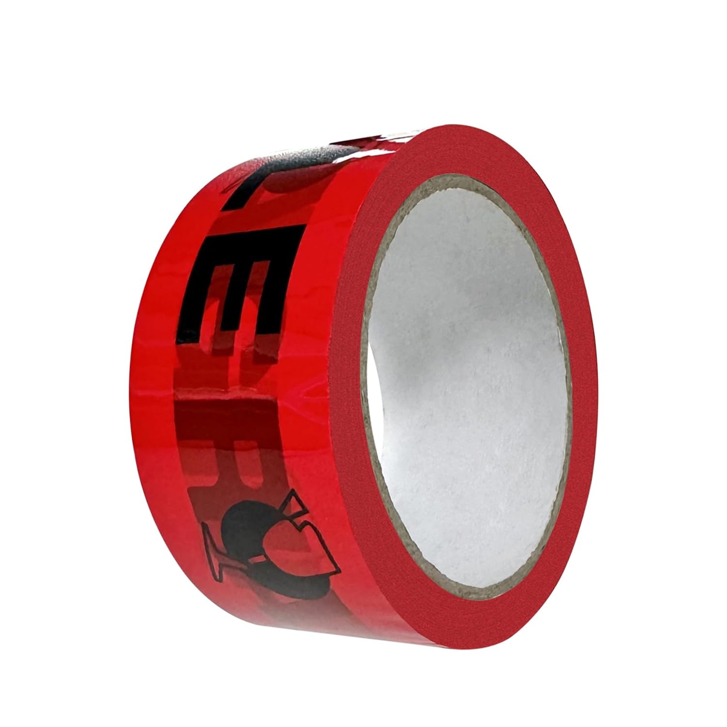 Fragile Tape Handle with Care Packing Tape 72 Rolls 2.4 Mil 2 Inch x 330 Feet (110 Yards) Heavy Duty Shipping Box Sealing Tape Suitable for Shipping and Moving Boxes (Black Fragile and Red)