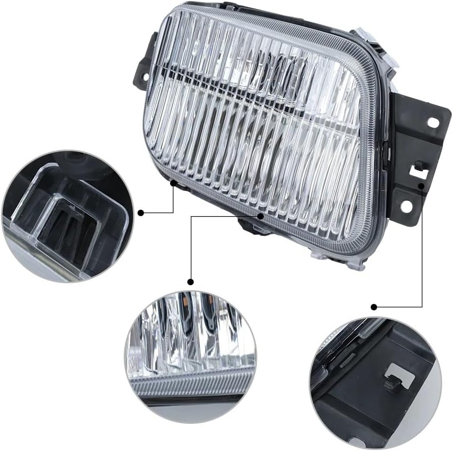 Work Light Car Fog Lights for Mitsubishi for Canter for Fuso FE FG 2012 2013 2014-2018 Foglamp Light Headlights Indicator Lamp Assembly Fog Light(1 Pair)