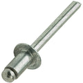 Aluminum Pop Rivets 1/4' x 1/8' Dome Head Blind 8-2 Gap .020-.125 Pack of 2500 Fastener Set LS25195F