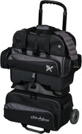 Strikeforce Konvoy 4-Ball Roller Bowling Bag Black/Carbon
