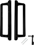 10' PGT Sliding Door Set | PGT Interior and Exterior Sliding Handle with 3-7/8' Hole Spacing | Handle Replacement for Patio Glass Door | Fix and Repair Patio (Black)