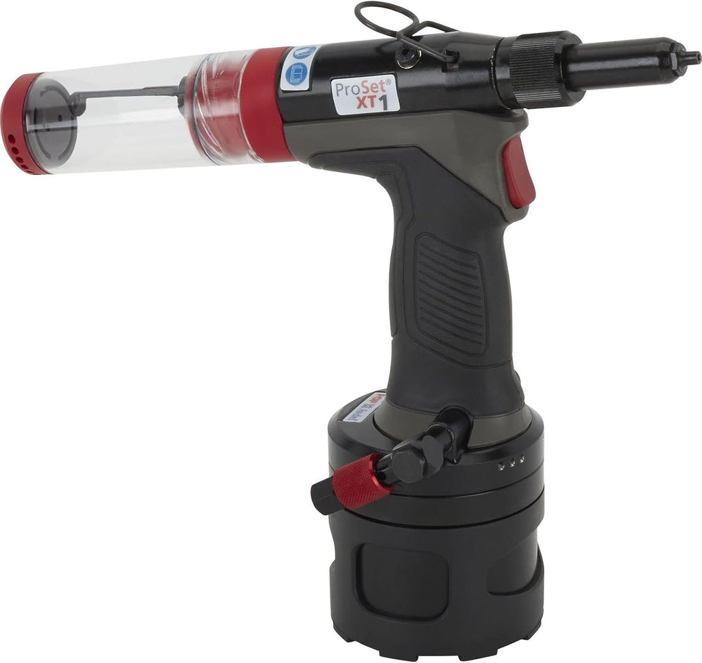 ProSet POP 76001-00003 XT1 Hydro-Pneumatic Blind Rivet Tool W/Mandrel Collection System; 3/32 Inch, 1/8 Inch, 5/32 Inch