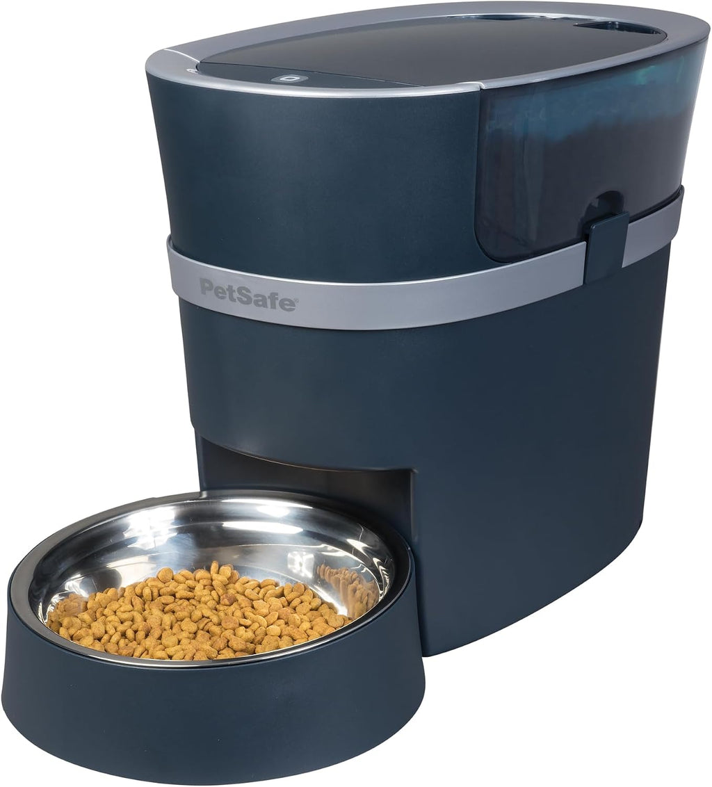 PetSafe Smart Feed, Electronic Pet Feeder for Cats & Dogs, 6L/24 Cup Capacity, Programmable Mealtimes, Alexa, Apple & Android Compatible, Backup Batteries Ensure Meal Delivery During Power Outage