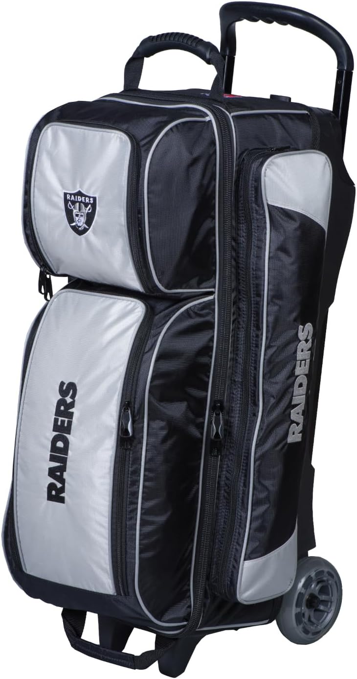 Strikeforce Bowling NFL Bowling Roller Bag with Ball, Shoe and Accessory Pockets