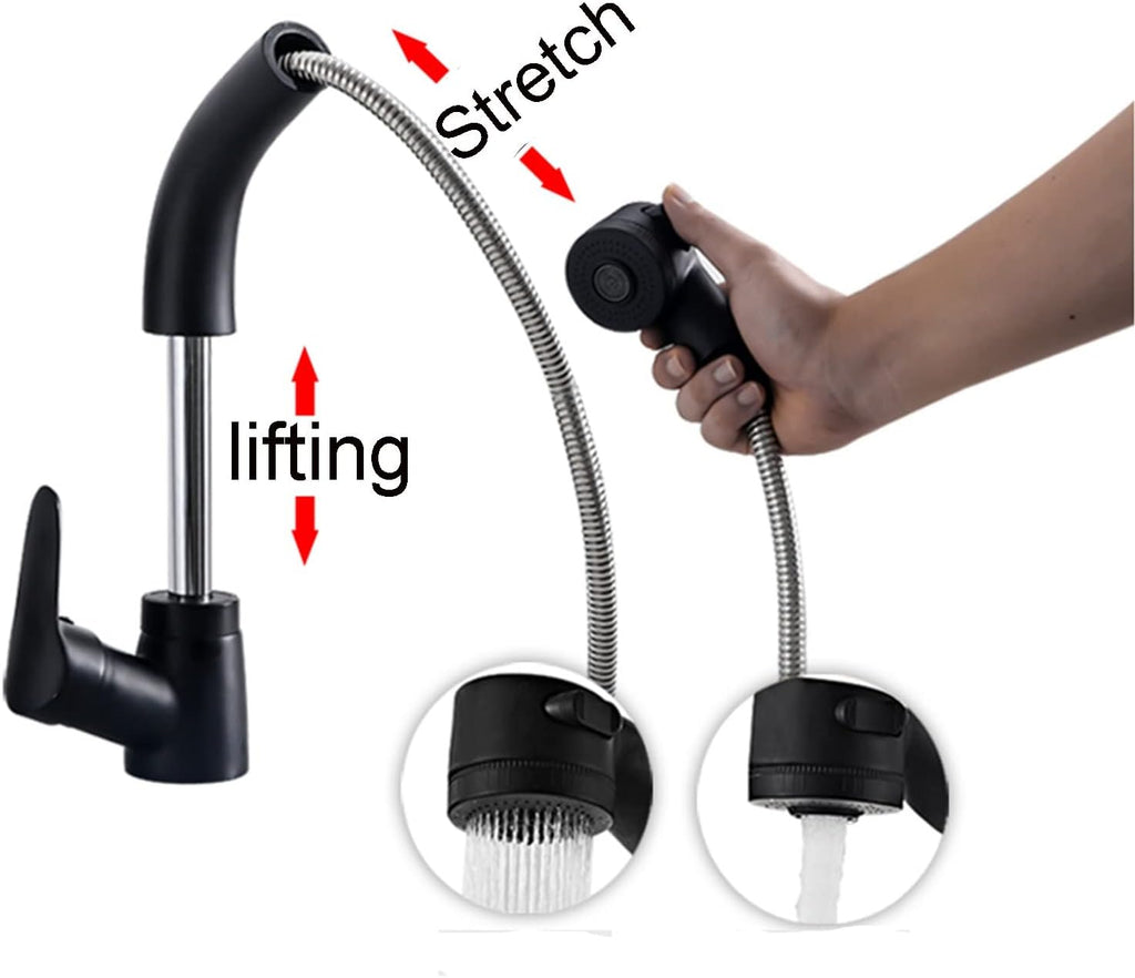 Utility Sink Single Bowl Stainless Steel Commercial Kitchen Sink, Set with Faucet, Storage Rack Indoor Outdoor, for Garage, Dining Room, Kitchen, Laundry (Size : with Faucet) (with Faucet)