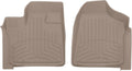 WeatherTech FloorLiner HP Custom Fit Floor Mats for Chrysler Town & Country Van, Grand Caravan - 1st Row (454211IM), Tan