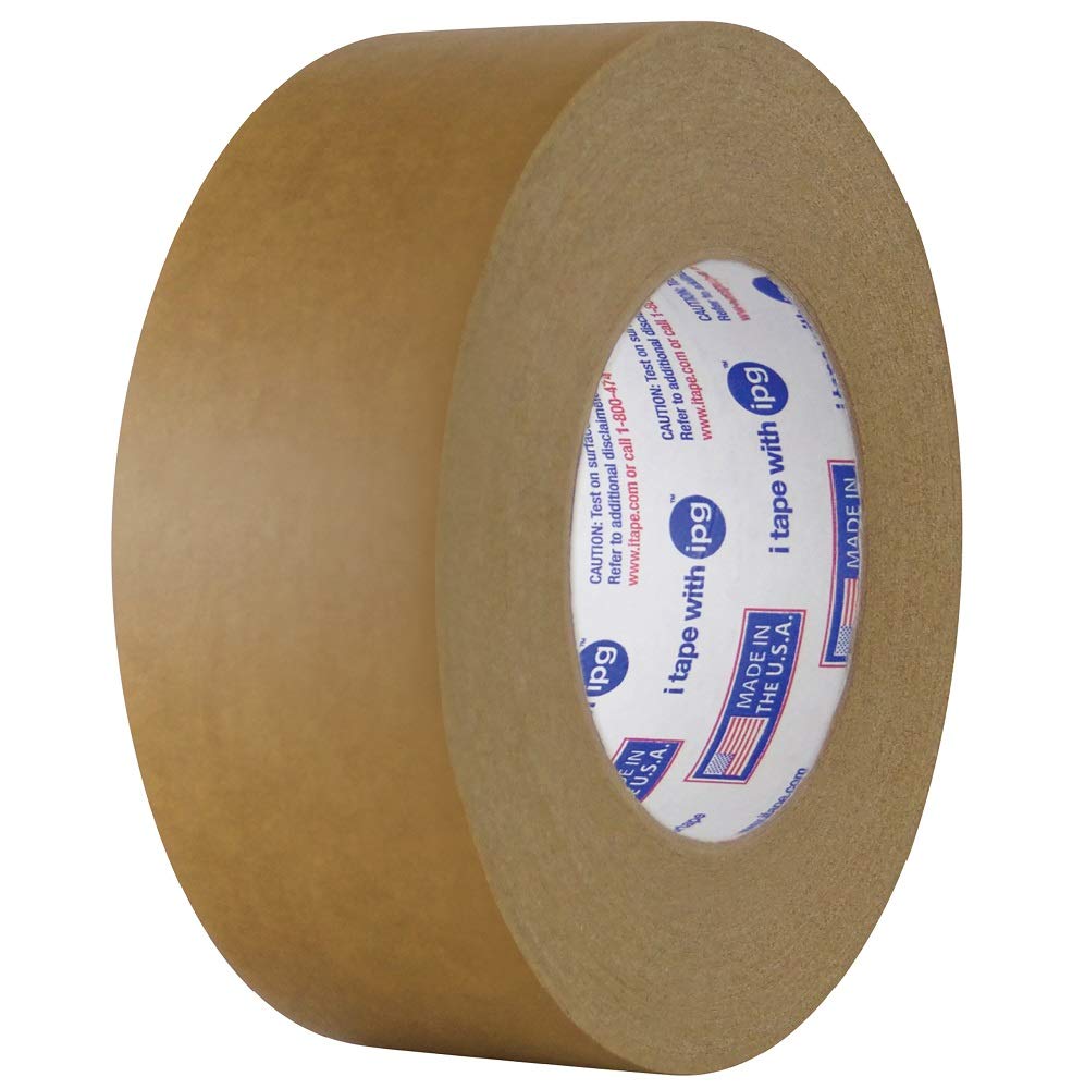 IPG 539 Medium Grade Flatback Tape, 24mm x 54.8M, Brown, (36-Pack)