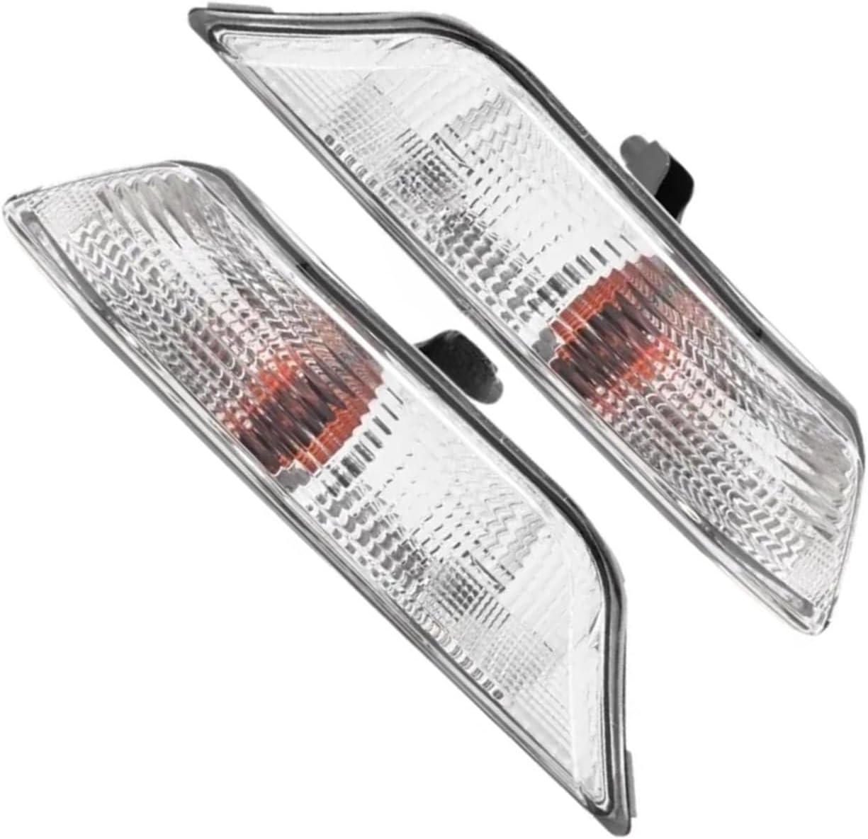 Car Front Bumper Corner Turn Signal Lights，Compatible With Ford Mustang 2015 2016 2017 Headlights Indicator Lamp With Bulbs Car Accessories(1 pair)