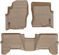 WeatherTech Custom Fit FloorLiners for Nissan Pathfinder, Xterra, Xterra - 1st & 2nd Row (45033-1-2), Tan