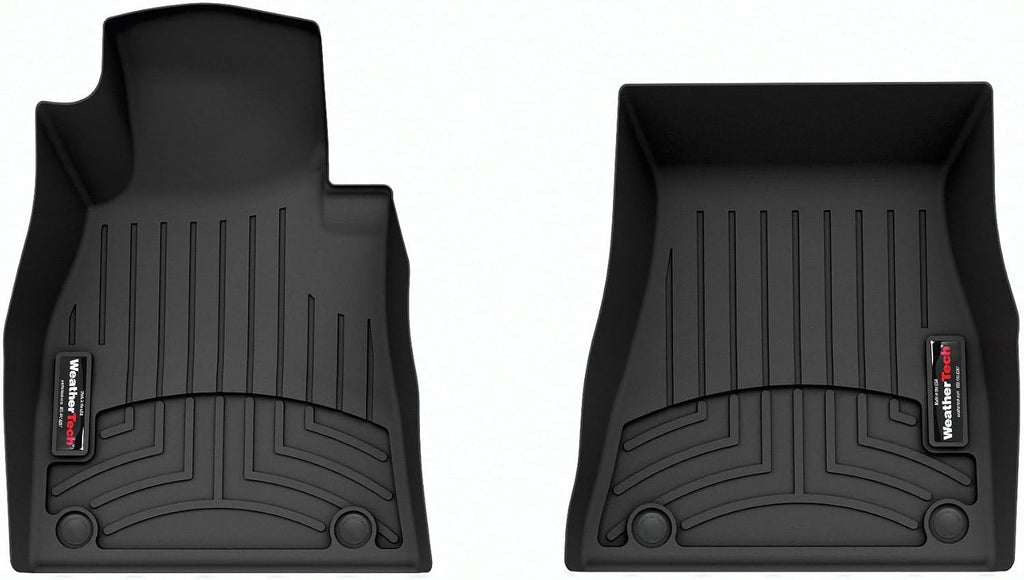 WeatherTech Custom Fit FloorLiners for Nissan Z - 1st Row (4418111), Black