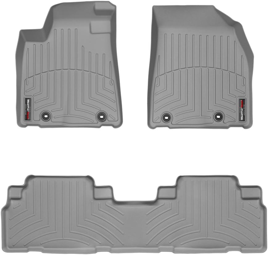WeatherTech Custom Fit FloorLiners for Lexus RX, RX, 1st & 2nd Row (464561-462292), Grey