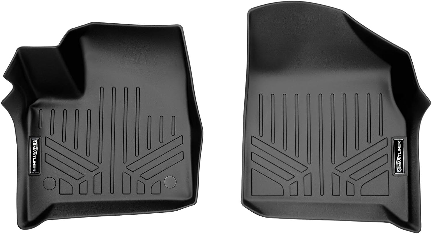 SMARTLINER Custom Fit Floor Mats 1st Row Liner Set Compatible with 2018-2023 Chevrolet Traverse