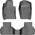 WeatherTech Custom Fit FloorLiners for Infiniti Q50, Q60, 1st & 2nd Row (44586-1-2), Black