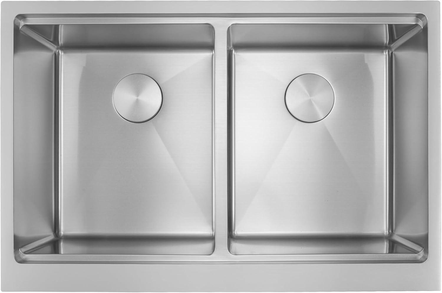 Kitsitchen Double Bowl Farmhouse Kitchen Sink, 16 Gauge 304S Stainless Steel Farm Sinks, 36'X 22' x 10' Large and Deep Workstation Kitchen Sinks with Accessories,50/50 Double Bowl Feature