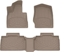 WeatherTech FloorLiner HP Custom Fit Floor Mats for Ford Explorer Hybrid, Explorer ST, Explorer - 1st & 2nd Row (451716-1-2IM), Tan