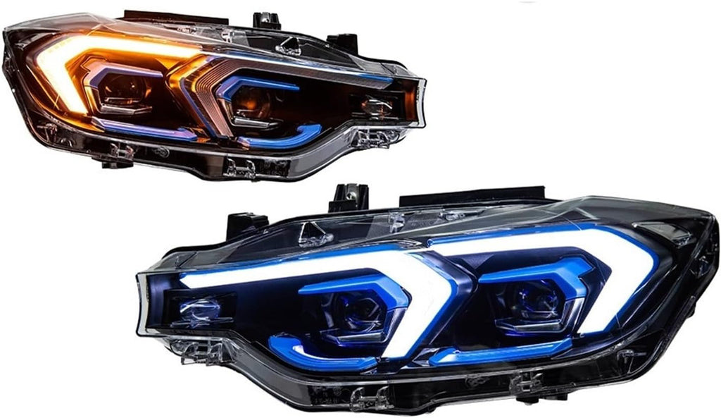 Car Lights Compatible With BMW 2012-2019 F30 LED Headlight F31 Head Lamp 318i 320i 325i 328i 330i 335i DRL Automotive Accessories(Halogen User)