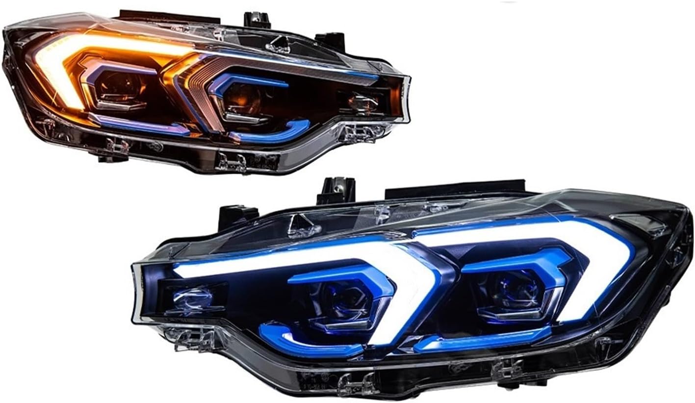 Car Lights Compatible With BMW 2012-2019 F30 LED Headlight F31 Head Lamp 318i 320i 325i 328i 330i 335i DRL Automotive Accessories(Halogen User)