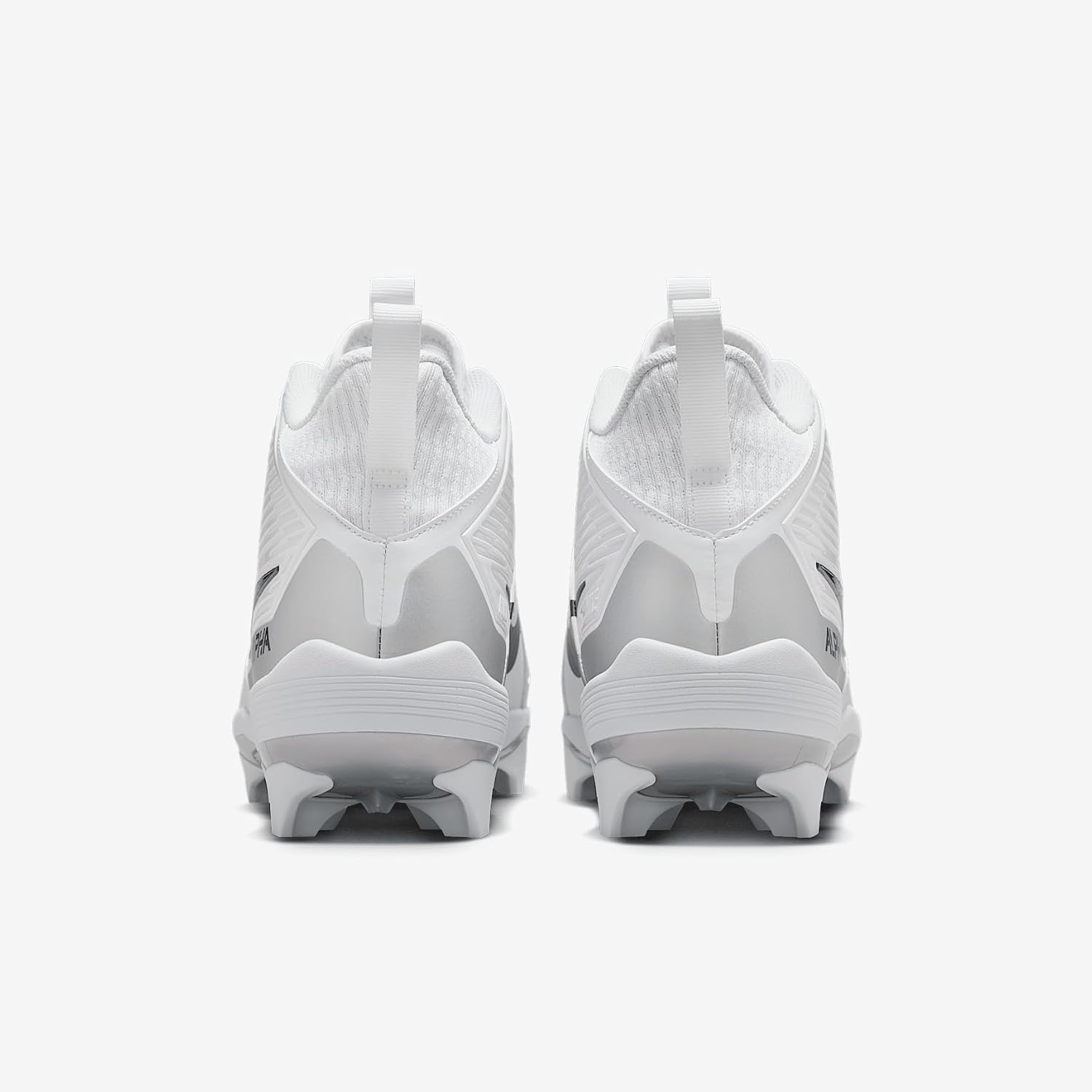 Nike Alpha Menace Strong Men's Football Cleats (II5139-010, Black/Metallic Silver/White)