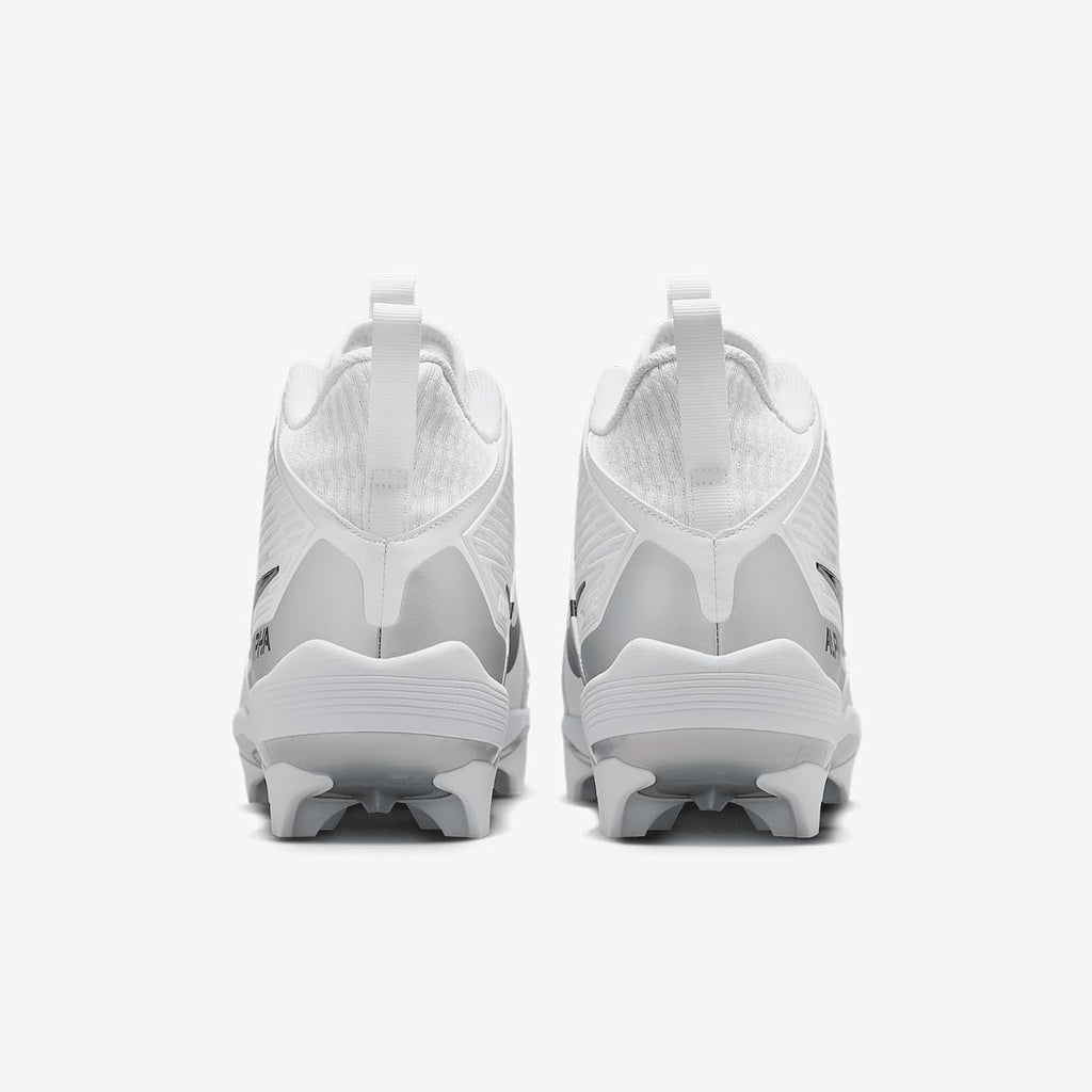 Nike Alpha Menace Strong Men's Football Cleats (II5139-010, Black/Metallic Silver/White)