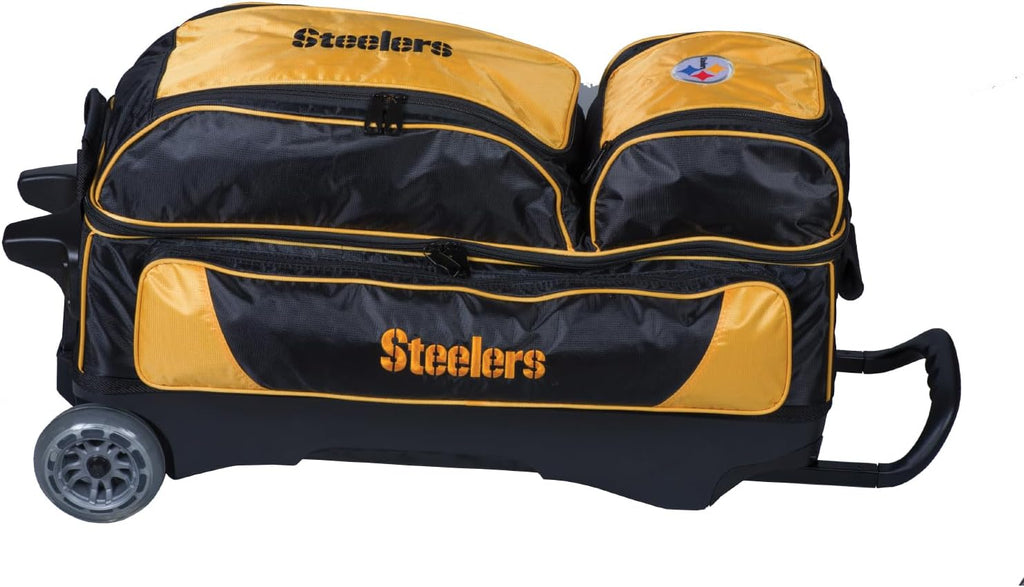 Strikeforce Bowling NFL Bowling Roller Bag with Ball, Shoe and Accessory Pockets