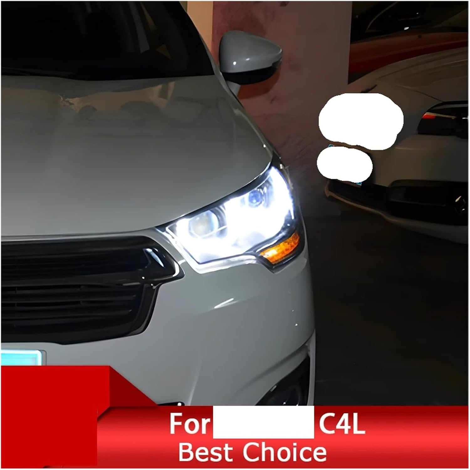 Car Lights Compatible With Citroen C4L 2013-2016 LED Auto Headlight Assembly Upgrade Bifocal Lens Blink Signal Lamp Exterior Accessories