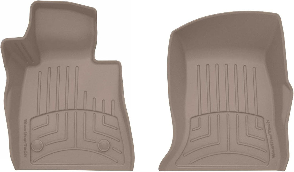 WeatherTech FloorLiner HP Custom Fit Floor Mats for Chevrolet Camaro 1st Row (459011IM), Tan