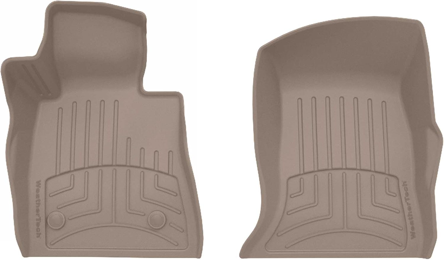 WeatherTech FloorLiner HP Custom Fit Floor Mats for Chevrolet Camaro 1st Row (459011IM), Tan