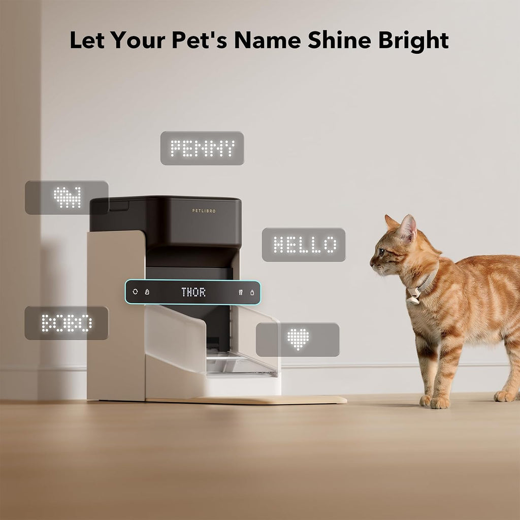 PETLIBRO RFID Automatic Cat Feeder, Collar Tag Activated Personal Meals, 5G Wi-Fi Multiple Cats Feeder for 3 Cats, App Control Cat Food Dispenser for Pets with Different Diets
