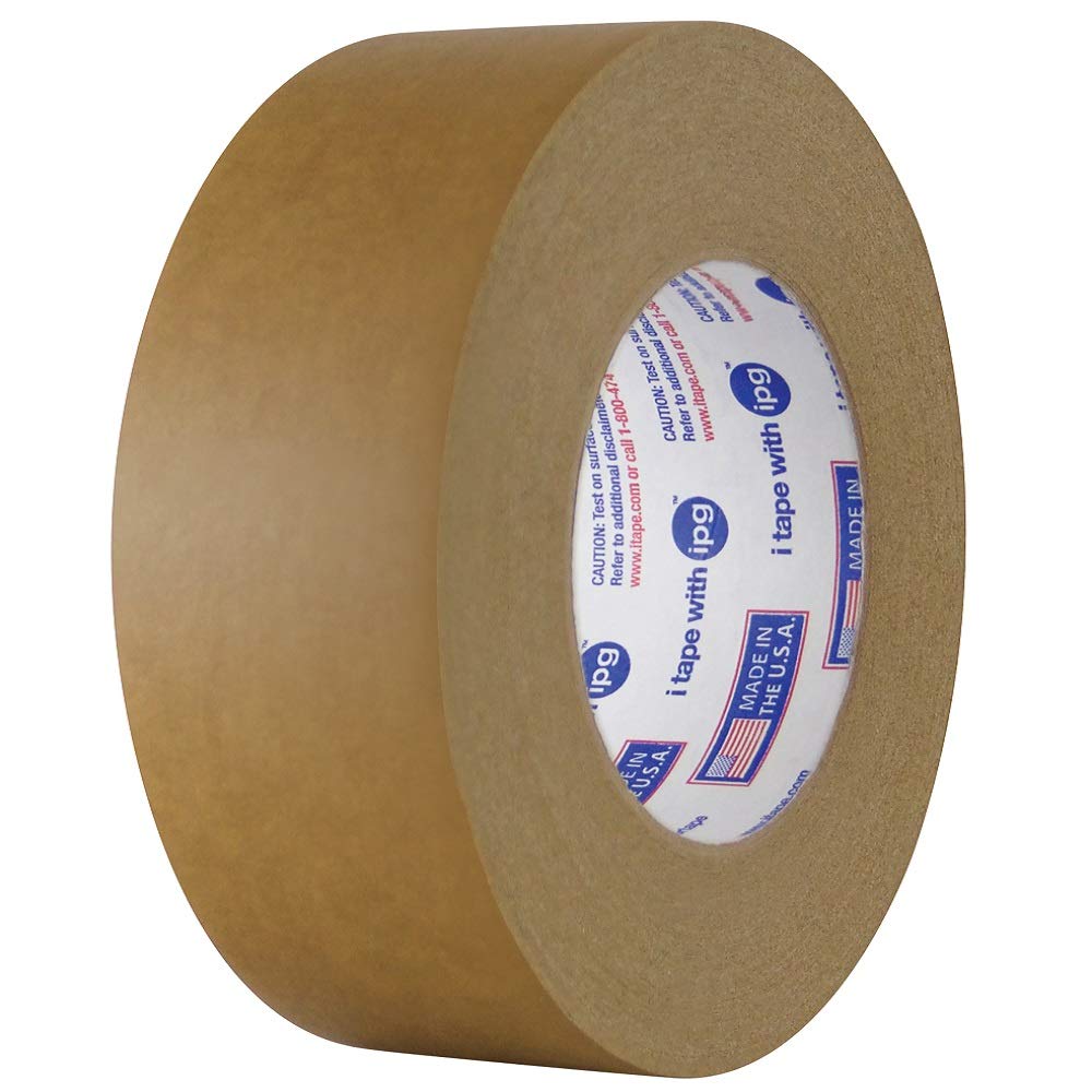 Intertape Polymer Group 74941 Industrial 539 Medium Grade Flatback Tape, 48mm Width, 54.8m Length, Brown, Pack of 24