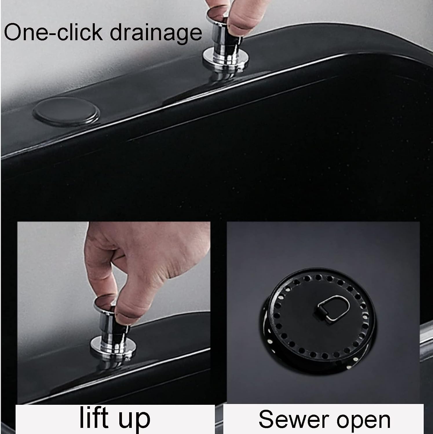 Commercial Floor Mop Sink with Deep Basin, for Commercial Kitchen, Restaurant, Business, Garages, Basements, Single Bowl Kitchen Sinks, Free Standing Utility Sink