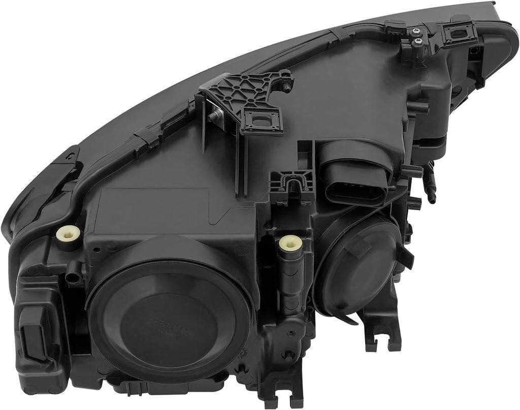 Left and Right Side Headlight Assembly, Passenger&Driver Side Xenon Headlight Lamp, HID/Xenon Non-AFS Projector Headlight Headlamp For 2013-2016 Audi A4 w/o Curve Lighting (Left)