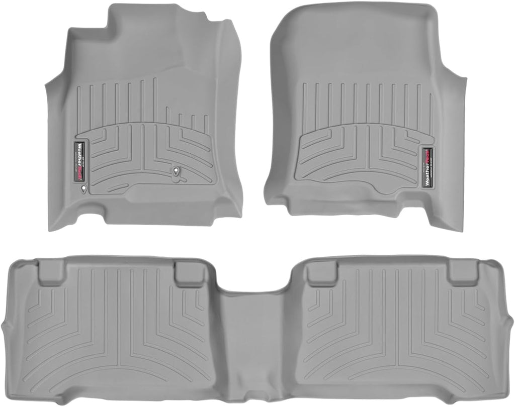 WeatherTech Custom Fit FloorLiners for Toyota 4Runner - 1st & 2nd Row (46011-1-2), Grey