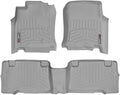 WeatherTech Custom Fit FloorLiners for Toyota 4Runner - 1st & 2nd Row (46011-1-2), Grey