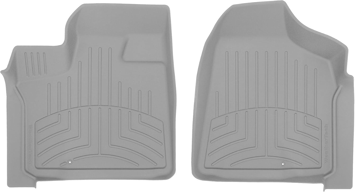 WeatherTech FloorLiner HP Custom Fit Floor Mats for Chrysler Town & Country Van, Grand Caravan - 1st Row (464211IM), Grey