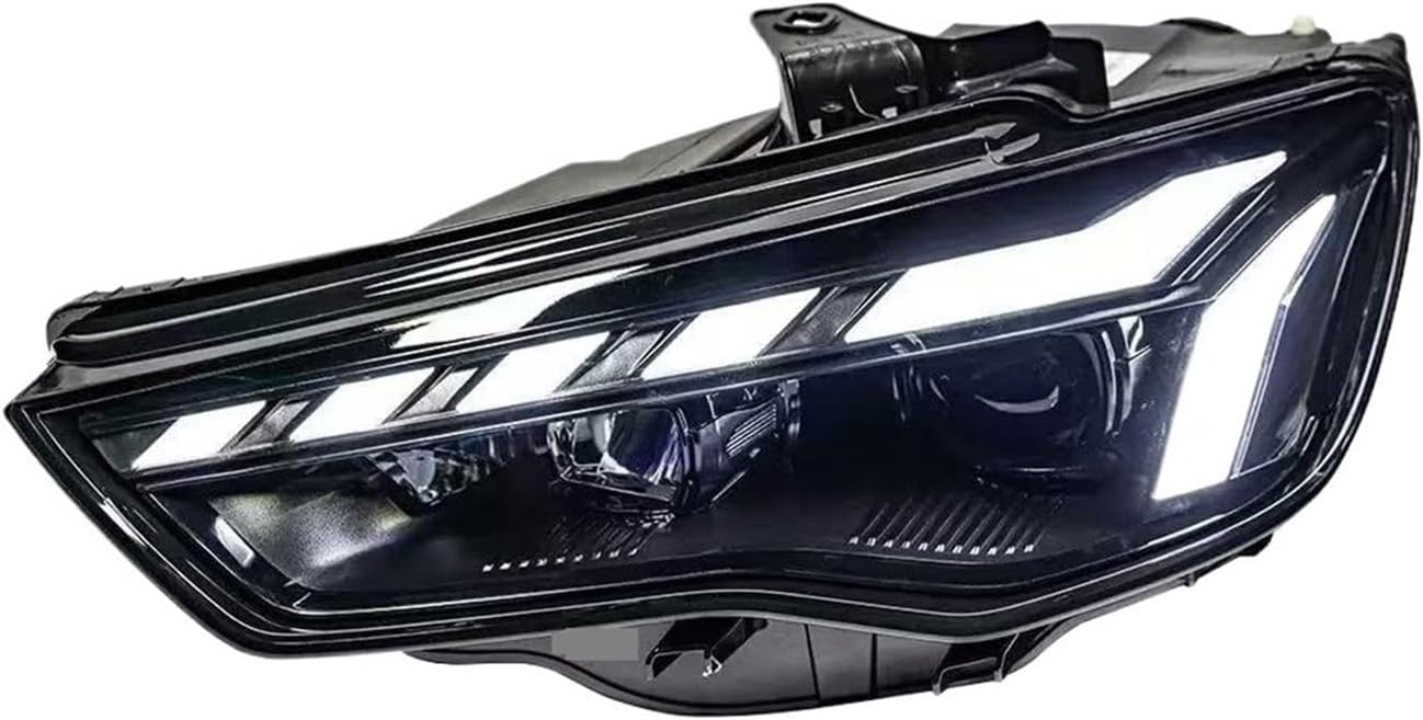 2 Pieces Car Light Fit for Audi A4 2013-2016 Headlight LED Projetor Head Lamp Daytime Running Light