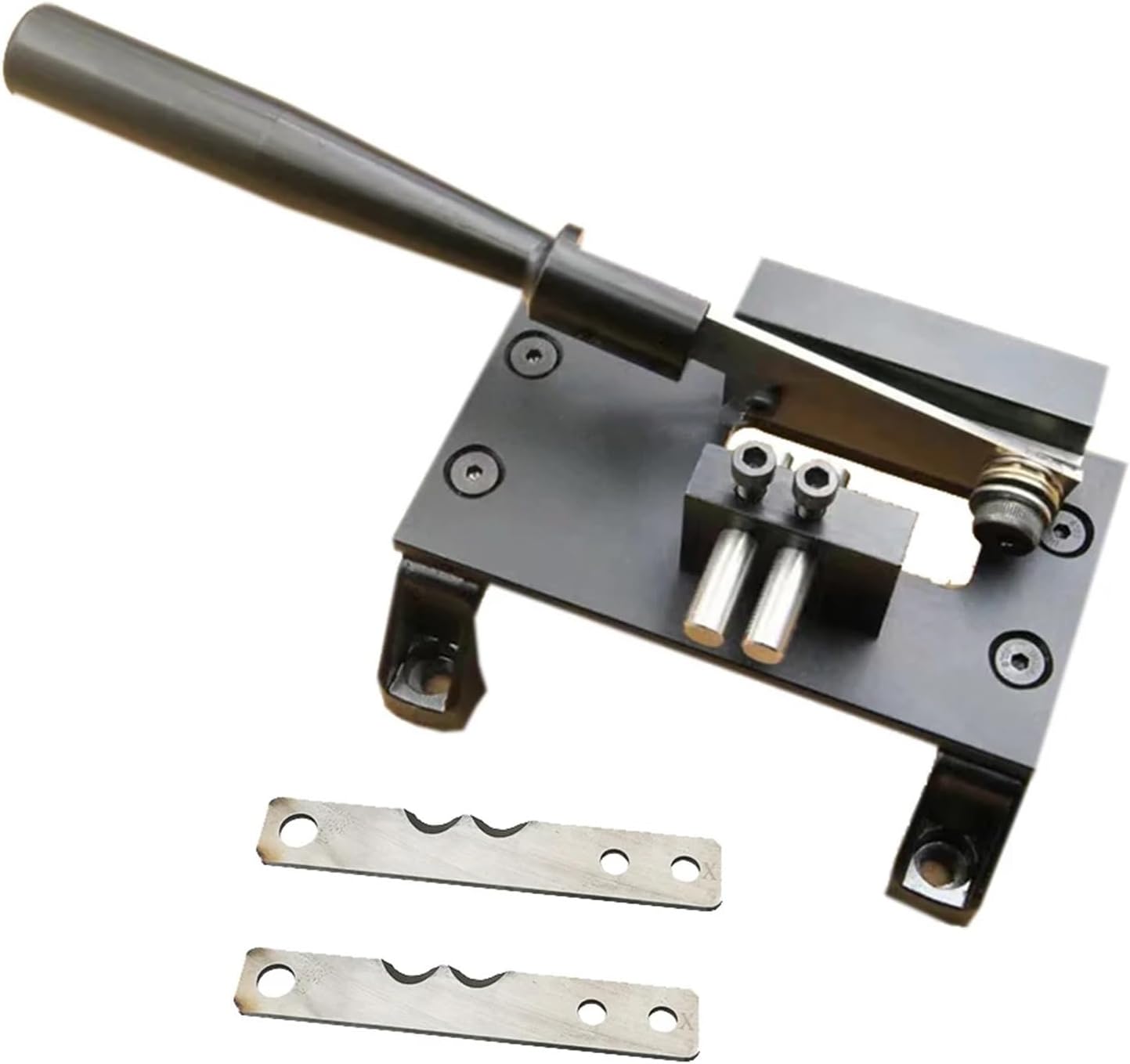 Lead Wire Cutter Positioning Scissors Heat Shrinkable Tube Positioning Cutter Hose Cutting Machine Tube Cutting Knife Set(3pcs blade)