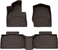 WeatherTech FloorLiner HP Custom Fit Floor Mats for Ford Explorer, Explorer Hybrid, Explorer ST - 1st & 2nd Row (471716-1-2IM), Cocoa
